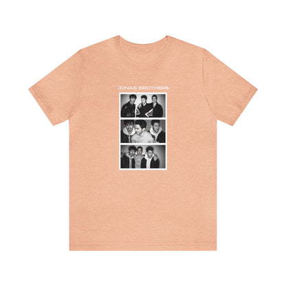 Jonas Brothers Photo Booth Unisex Jersey Short Sleeve Tee Shirt