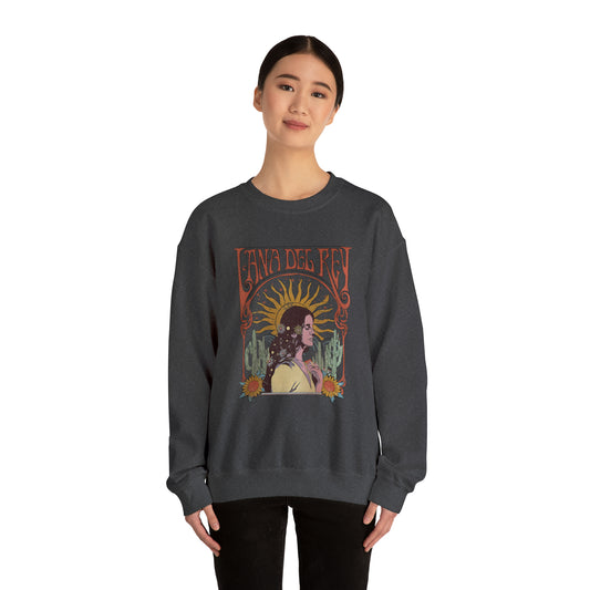 Lana Del Rey Vintage Artwork Unisex Heavy Blend Crewneck Sweatshirt