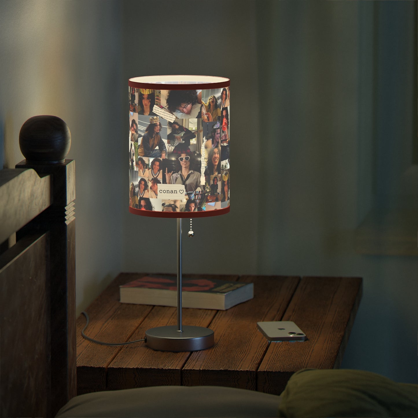 Conan Grey Being Cute Photo Collage Lamp on a Stand