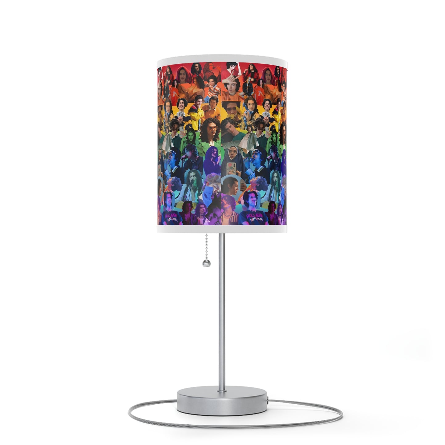 Conan Grey Rainbow Photo Collage Lamp on a Stand