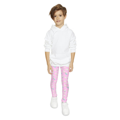 Cinnamoroll Playing Around Pattern Youth Full-Length Leggings