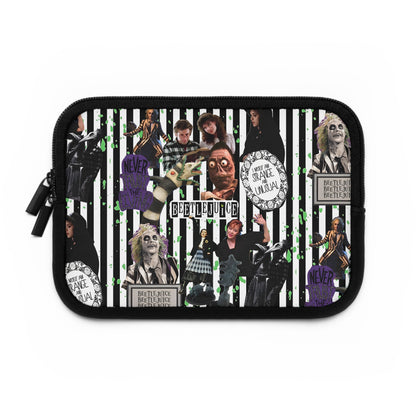 Beetlejuice Strange And Unusual Collage Laptop Sleeve