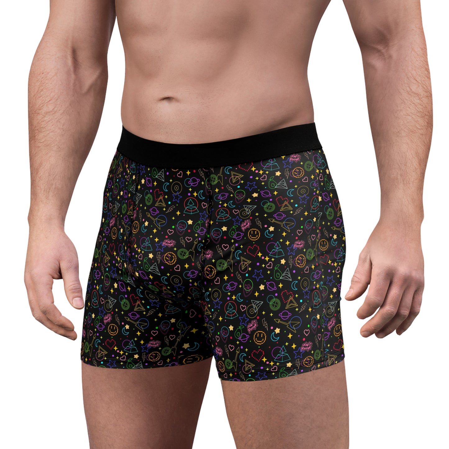 Daft Punk Arcade Carpet Pattern Men's Boxer Briefs Underwear