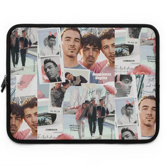 Jonas Brothers Happiness Begins Collage Laptop Sleeve