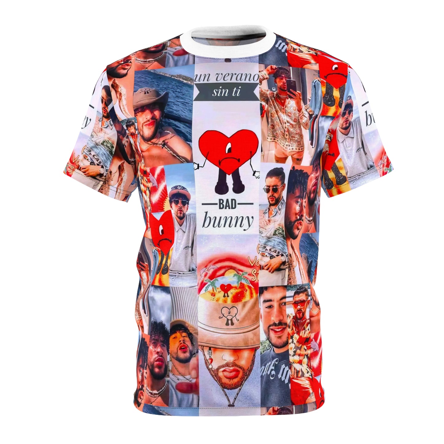 Bad Bunny Un Verano Sin Ti Photo Collage Unisex Tee Shirt