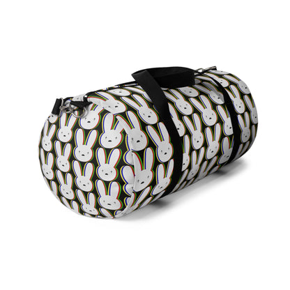 Bad Bunny Logo Pattern Duffel Bag