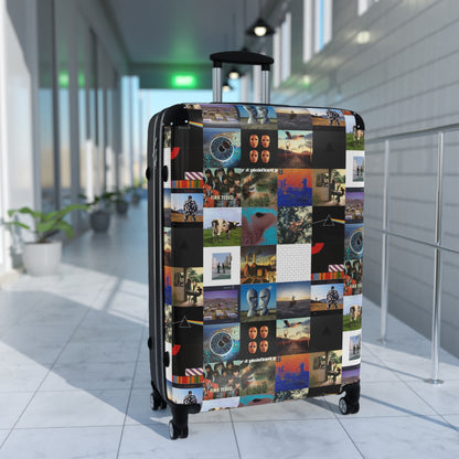 Pink Floyd Album Cover Collage Suitcase