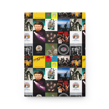 Queen Album Cover Collage Hardcover Journal