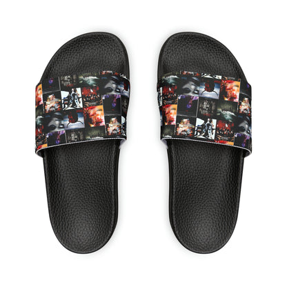 Slipknot Album Art Collage Men's Slide Sandals