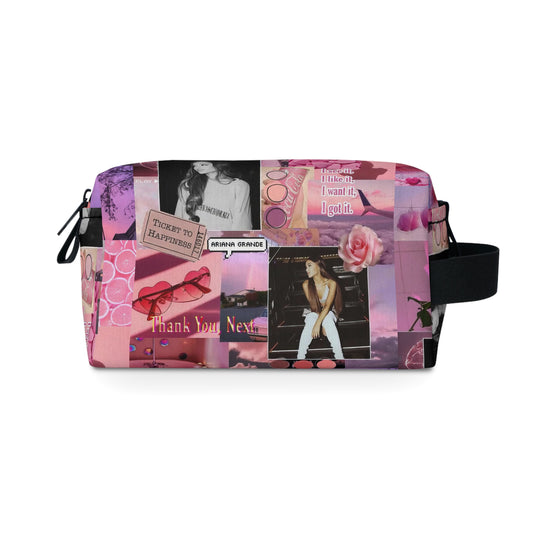 Ariana Grande Pink Aesthetic Collage Toiletry Bag