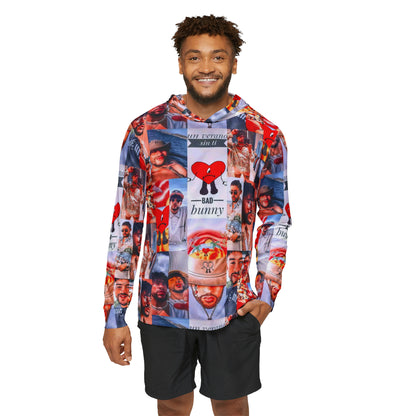 Bad Bunny Un Verano Sin Ti Photo Collage Men's Sports Warmup Hoodie