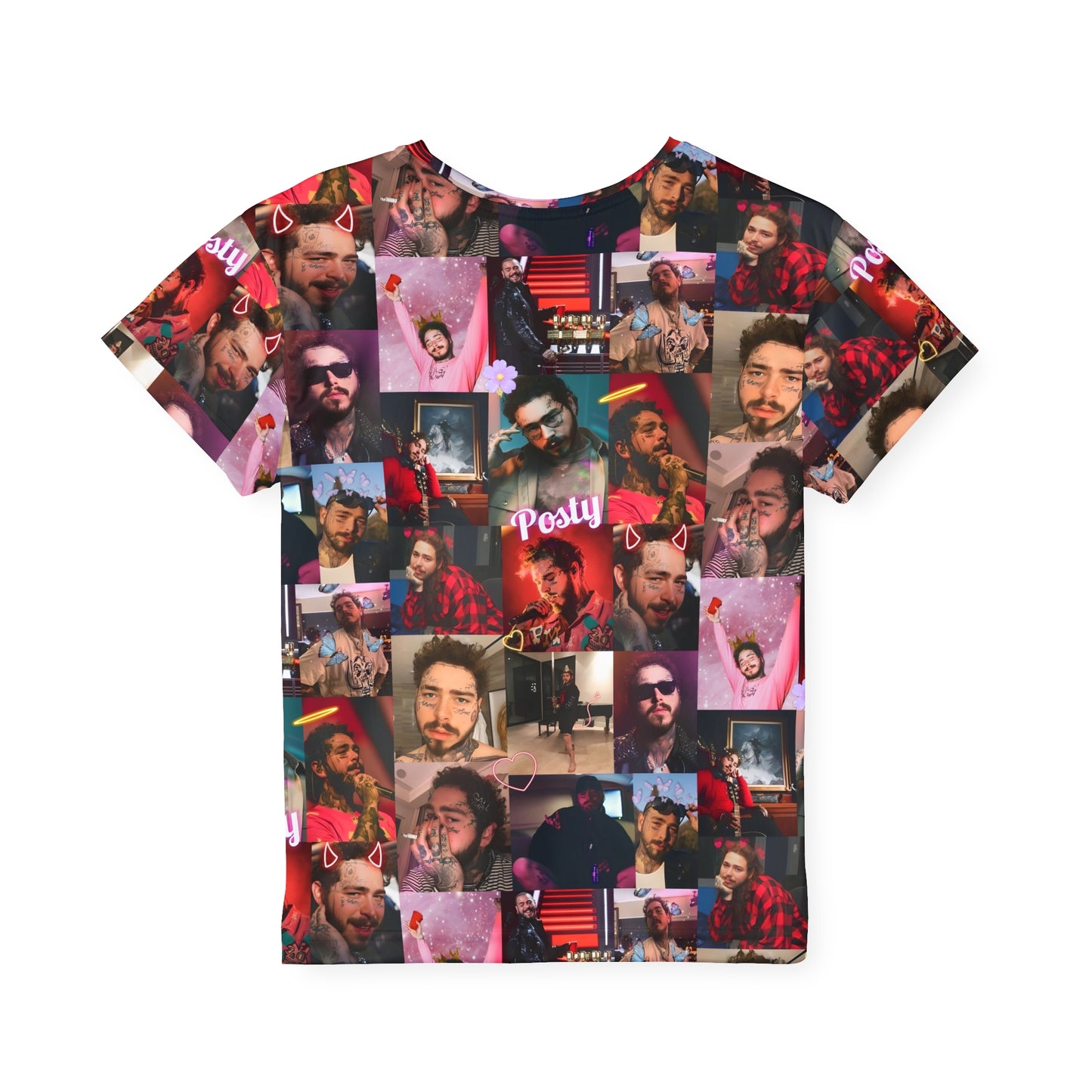 Post Malone Posty Love Photo Collage Kids Sports Jersey