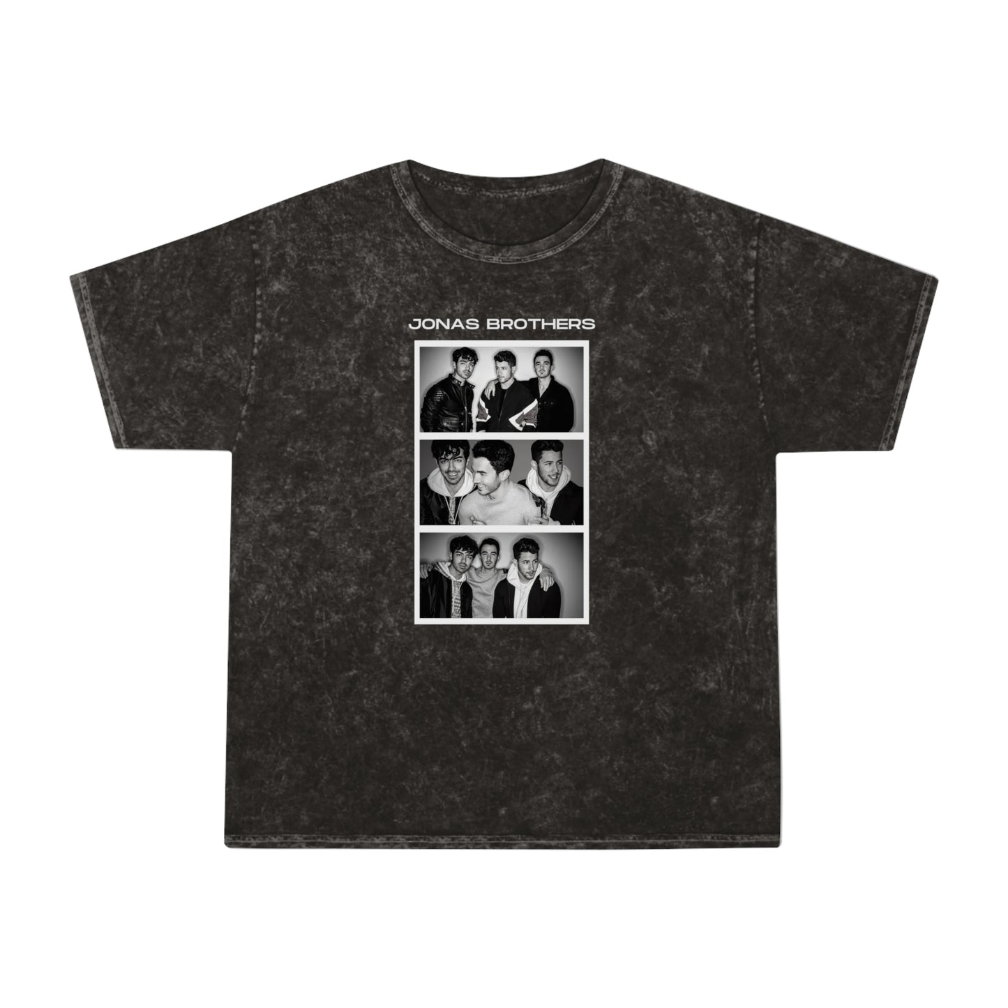 Jonas Brothers Photo Booth Unisex Mineral Wash Vintage Tee Shirt