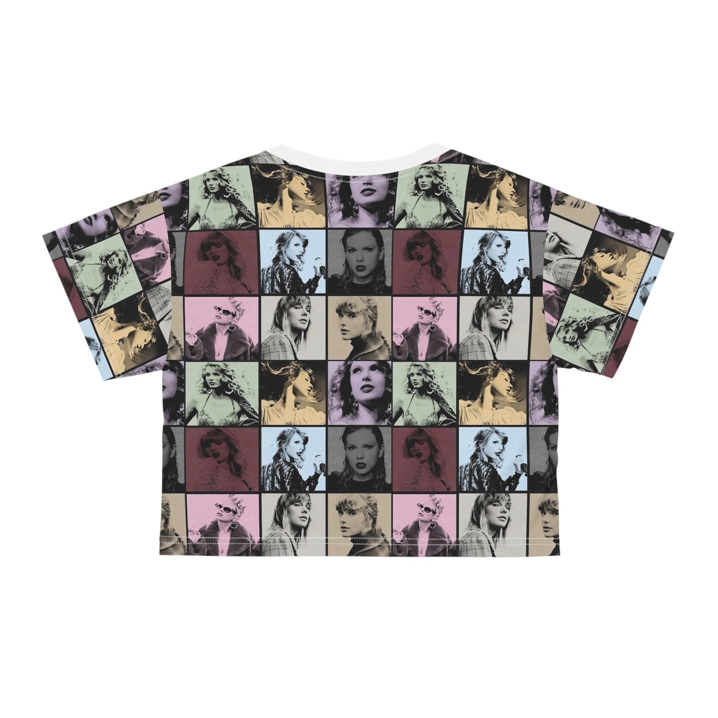 Taylor Swift Eras Collage Crop Tee