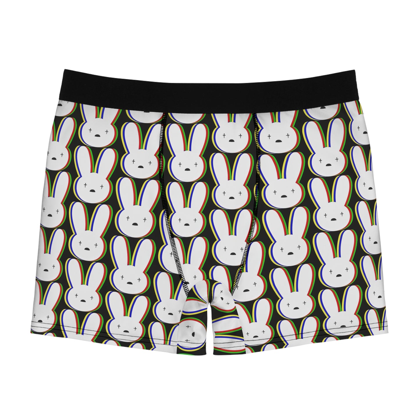 Bad Bunny Logo Pattern Men's Boxer Briefs Underwear