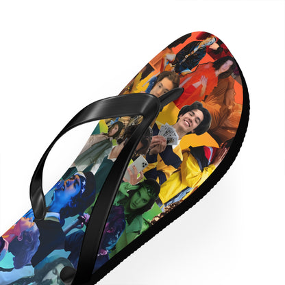 Conan Grey Rainbow Photo Collage Flip Flops