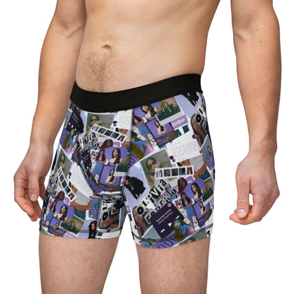 Olivia Rodrigo Deja Vu Collage Men's Boxers