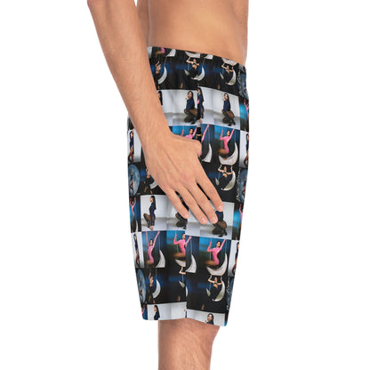 Dua Lipa Future Nostalgia Moonlight Mosaic Men's Board Shorts