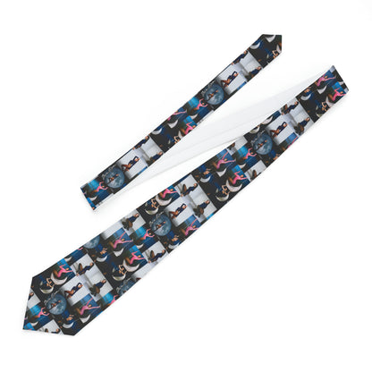 Dua Lipa Future Nostalgia Moonlight Mosaic Necktie