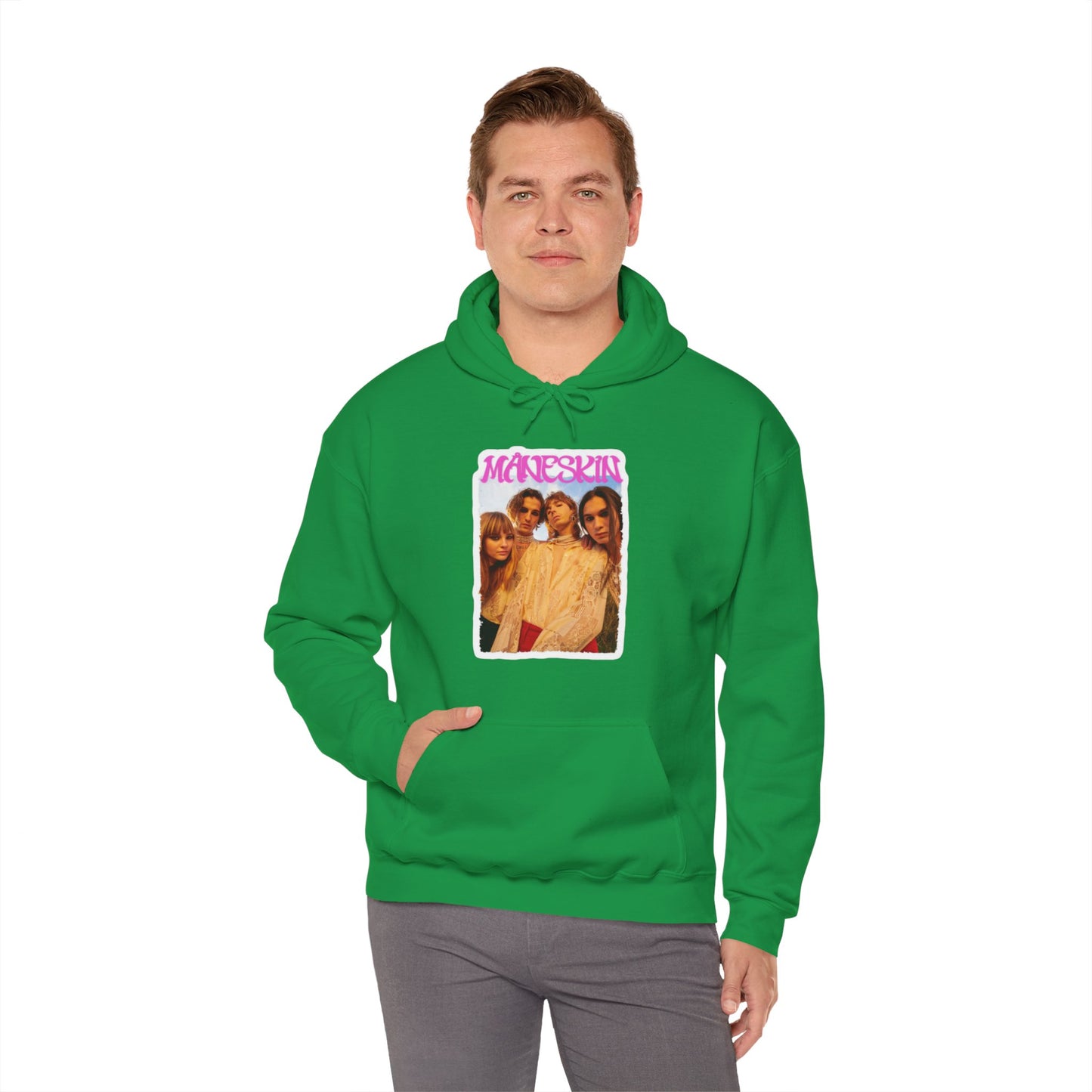 Måneskin Group Photo Unisex Heavy Blend Hooded Sweatshirt