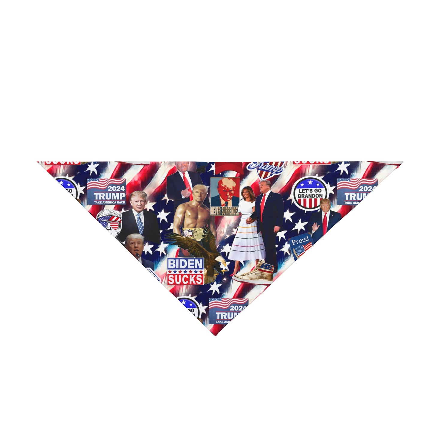 Donald Trump 2024 MAGA Montage Pet Bandana