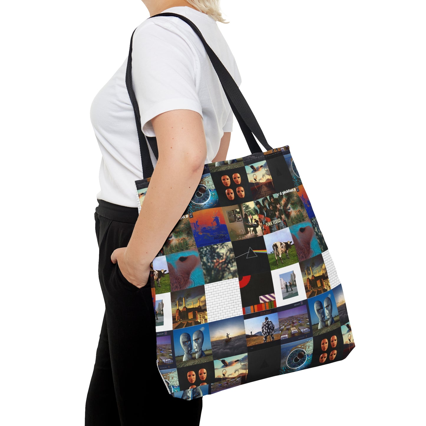 Pink Floyd Album Cover Collage Tote Bag