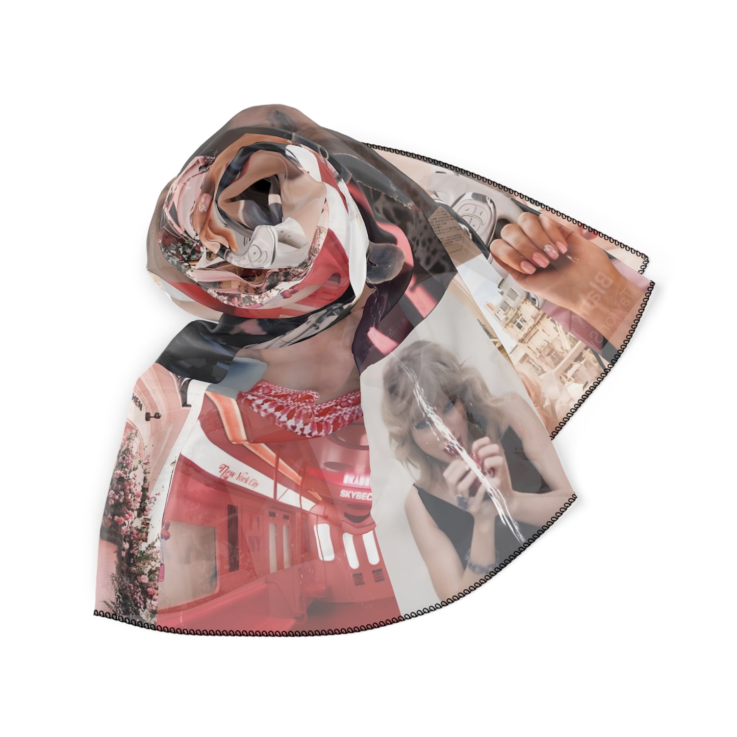 Taylor Swift 1989 Blank Space Collage Poly Scarf