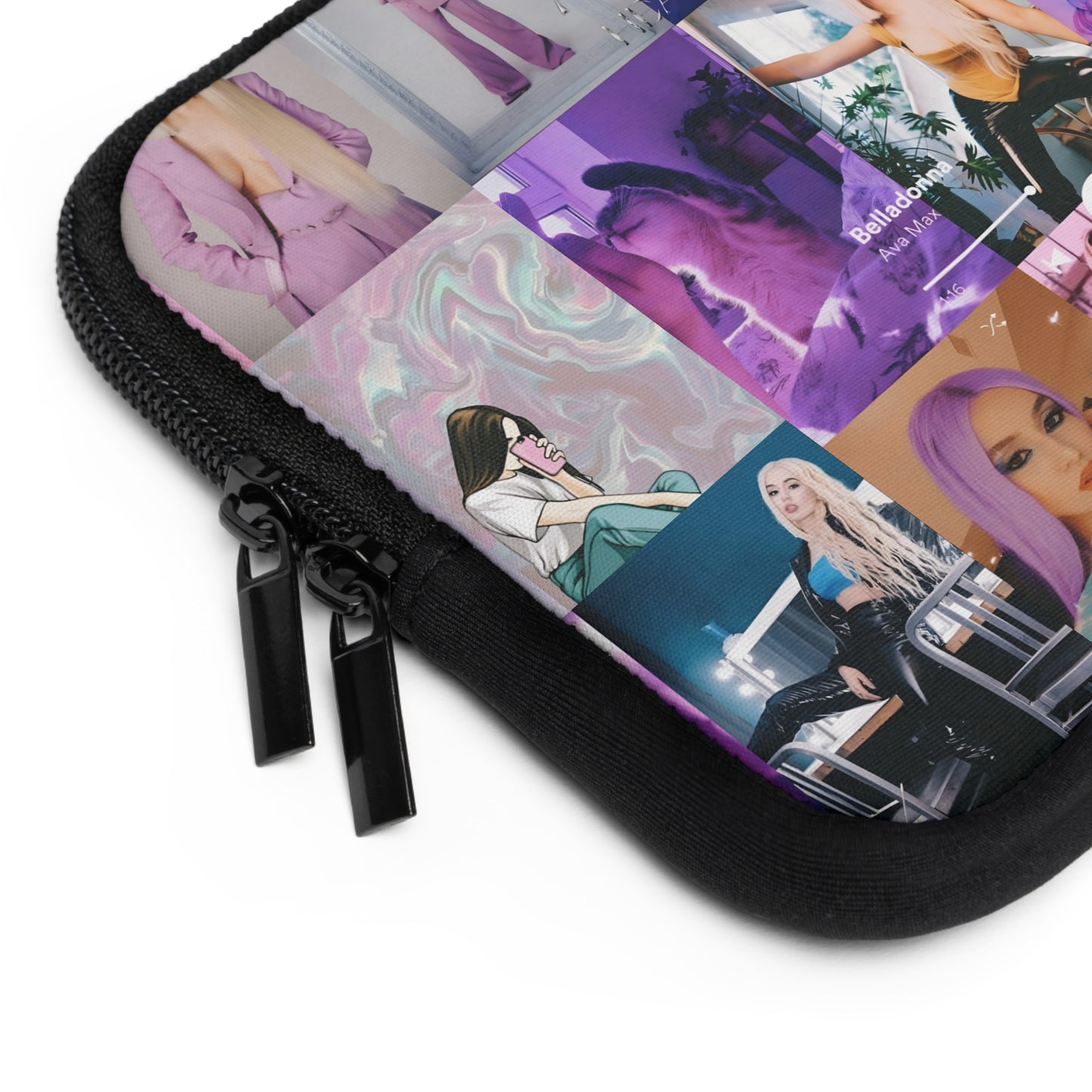 Ava Max Belladonna Photo Collage Laptop Sleeve