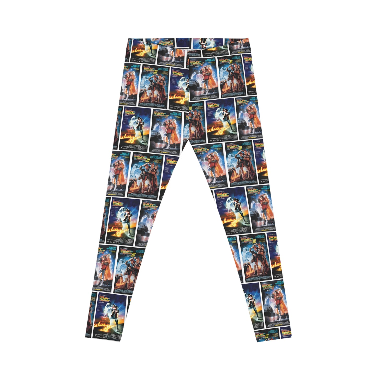 Back To The Future Movie Posters Collage Women's Casual Leggings