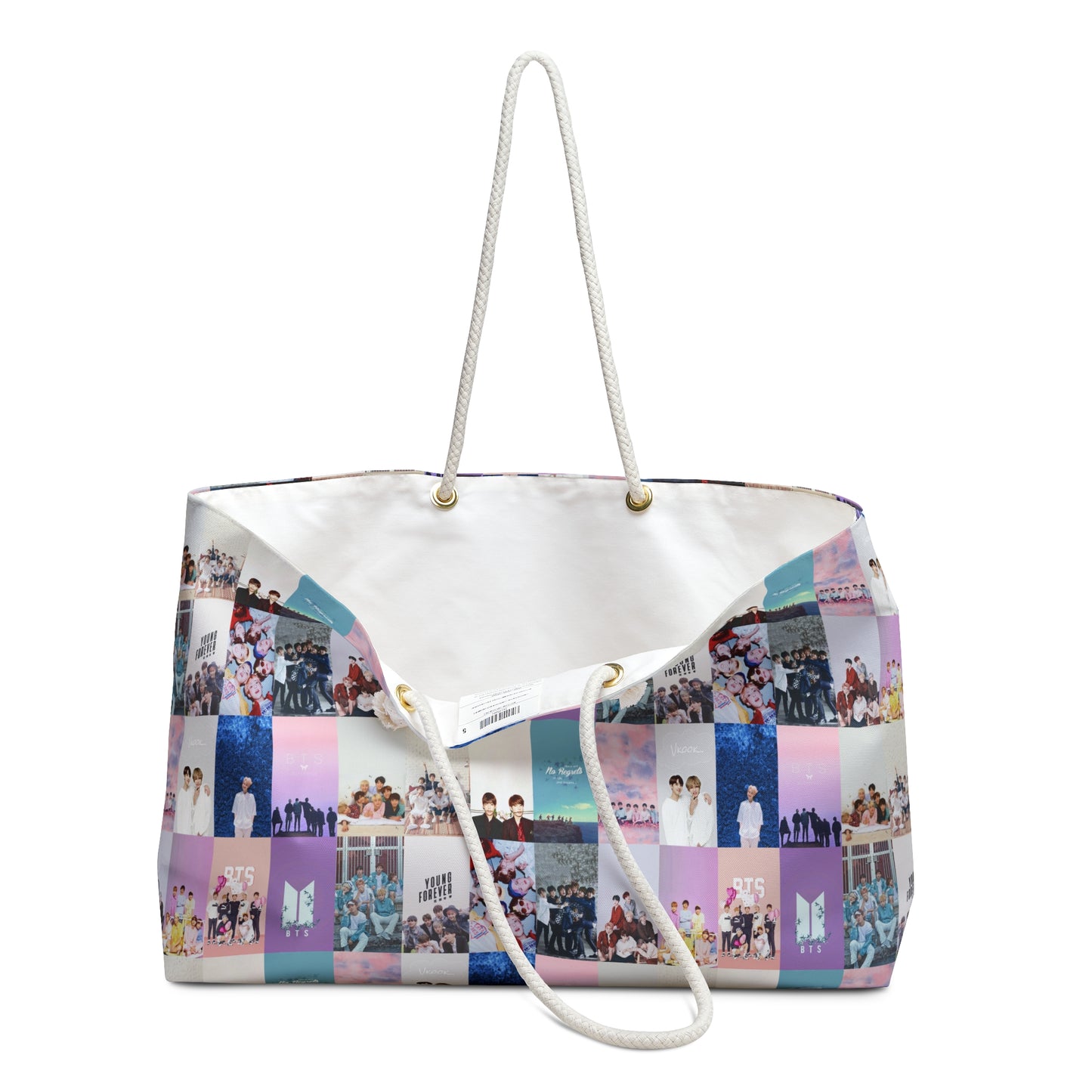 BTS Pastel Aesthetic Collage Weekender Bag