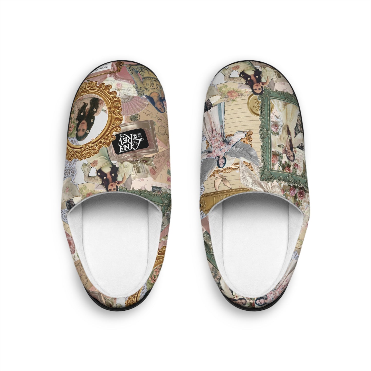 Lana Del Rey Victorian Collage Women's Indoor Slippers