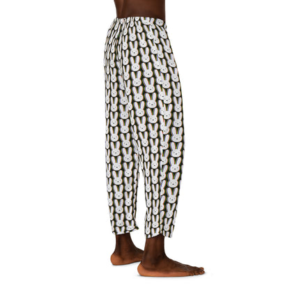 Bad Bunny Logo Pattern Men's Pajama Pants