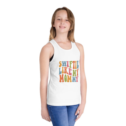 Taylor Swift Swiftie Like My Mommy Kid's Jersey Tank Top