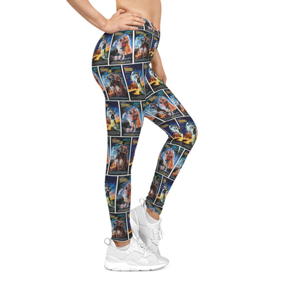 Back To The Future Movie Posters Collage Women's Casual Leggings