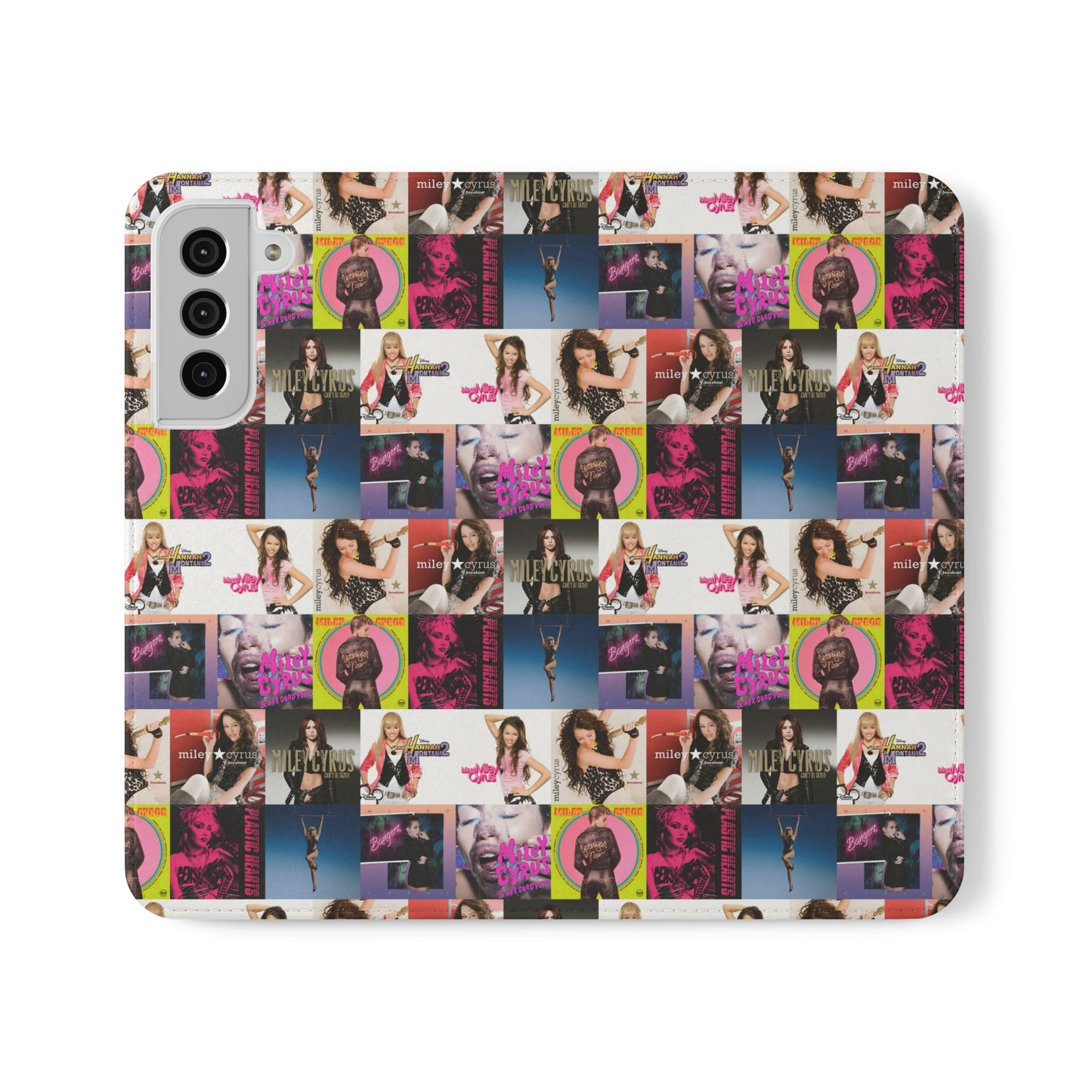 Miley Cyrus Album Cover Collage Phone Flip Case