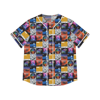 Muse Album Cover Collage Women's Baseball Jersey