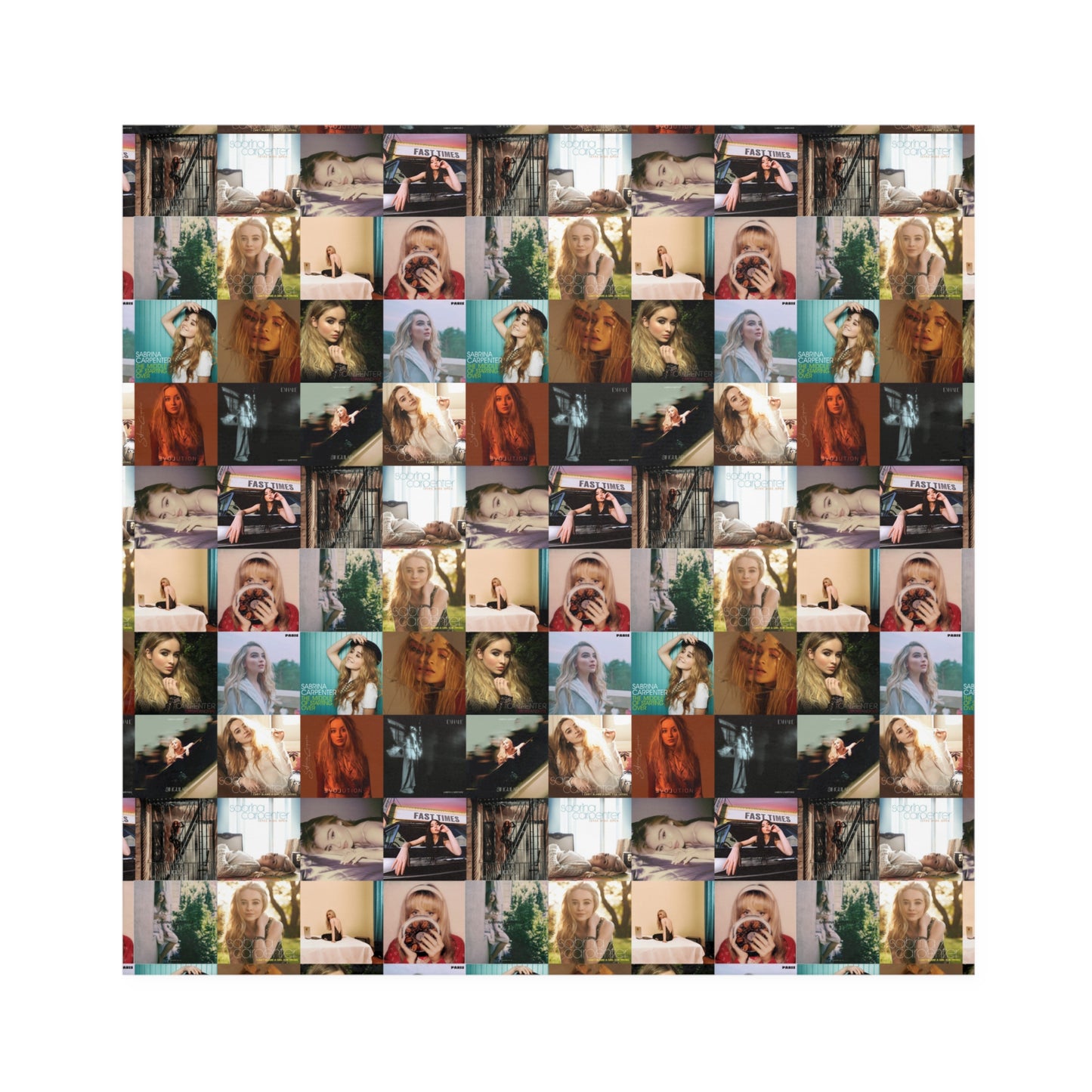 Sabrina Carpenter Album Cover Collage Napkins