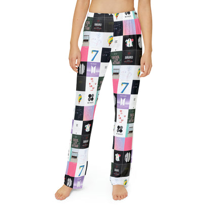 BTS Album Cover Art Collage Kids Pajama Pants