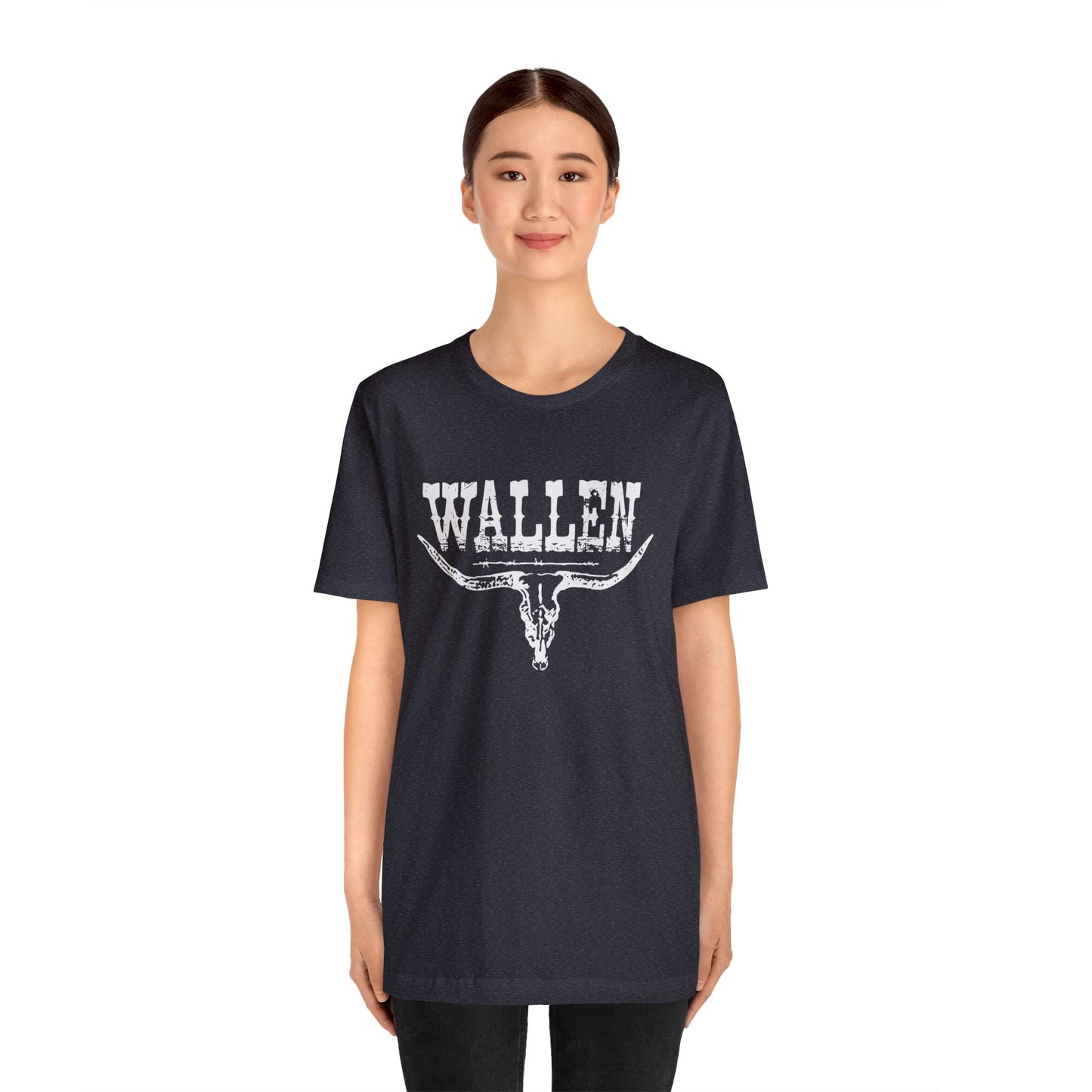 Morgan Wallen White Logo Unisex Jersey Short Sleeve Tee Shirt