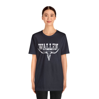 Morgan Wallen White Logo Unisex Jersey Short Sleeve Tee Shirt