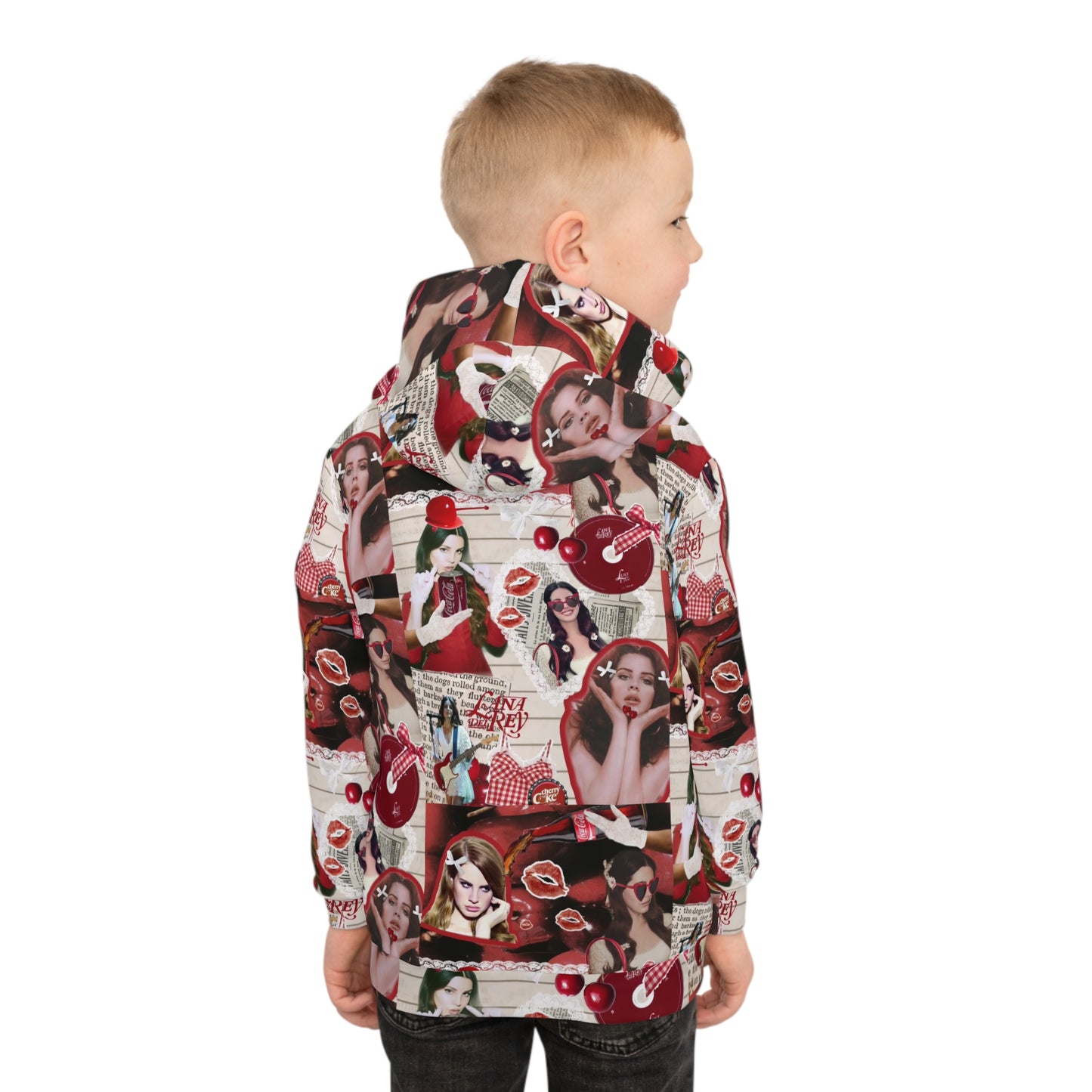 Lana Del Rey Cherry Coke Collage Kid's Hoodie