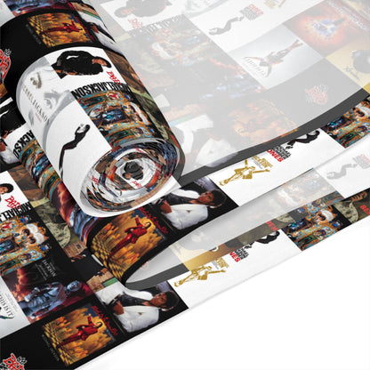 Michael Jackson Album Cover Collage Table Runner