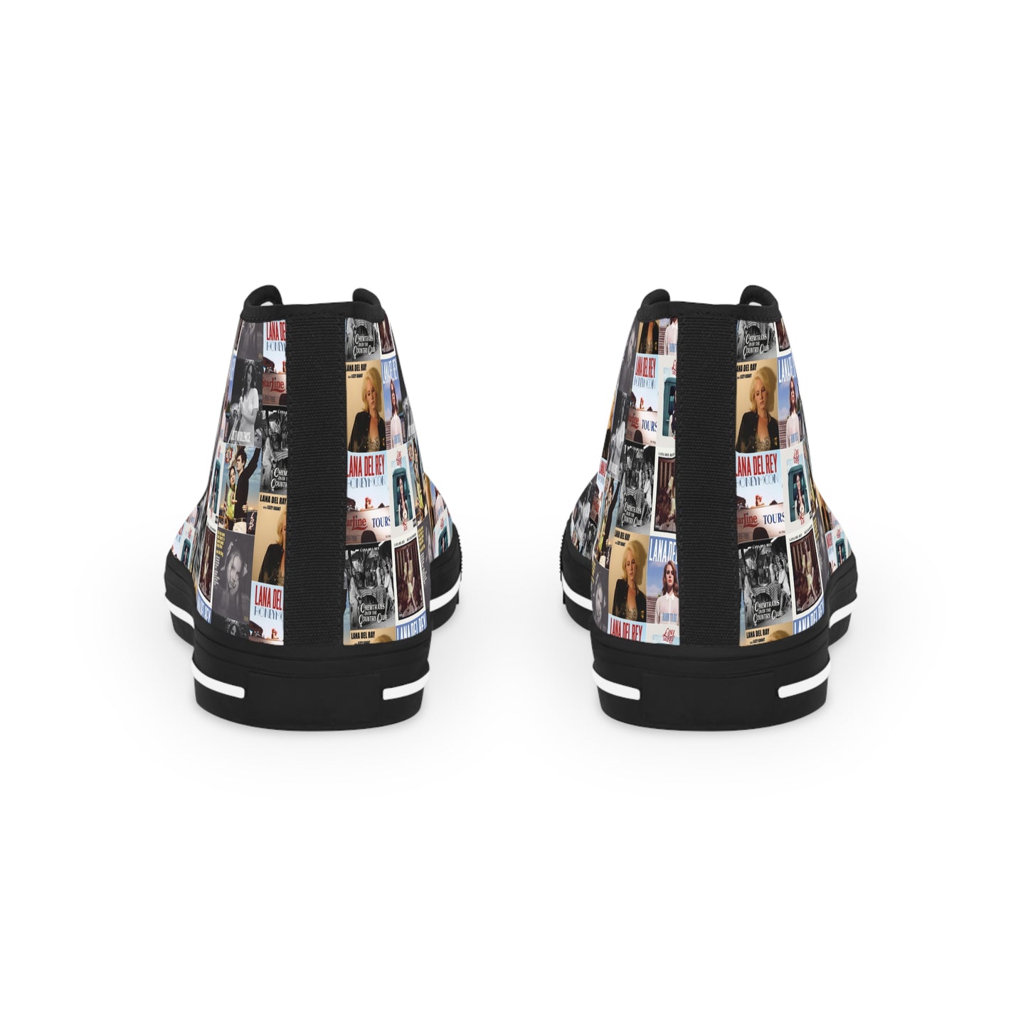 Lana Del Rey Album Cover Collage Men's High Top Sneakers