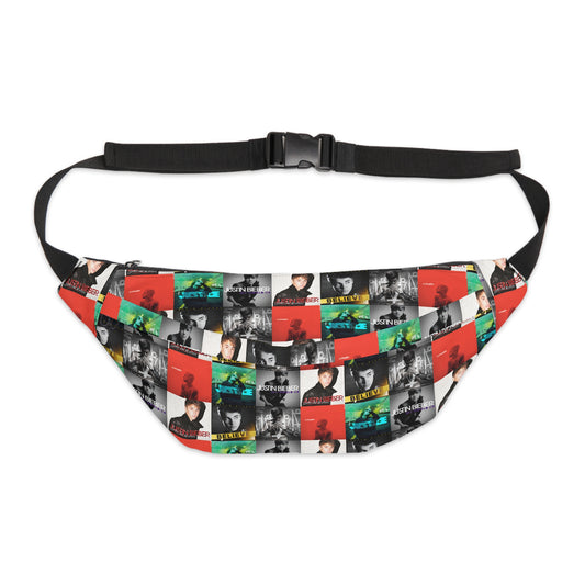 Justin Bieber Album Cover Collage Large Fanny Pack