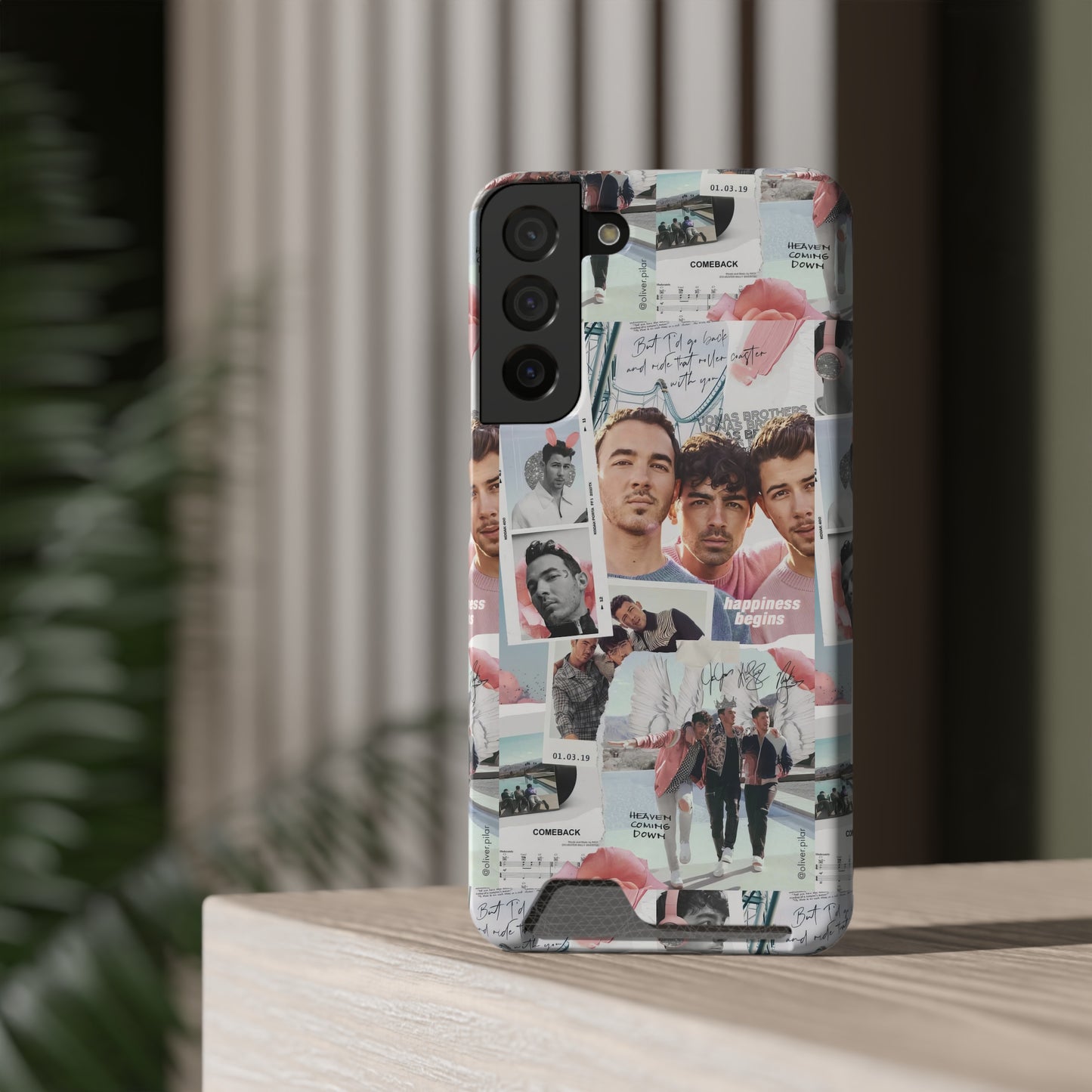 Jonas Brother Happiness Begins Collage Phone Case With Card Holder