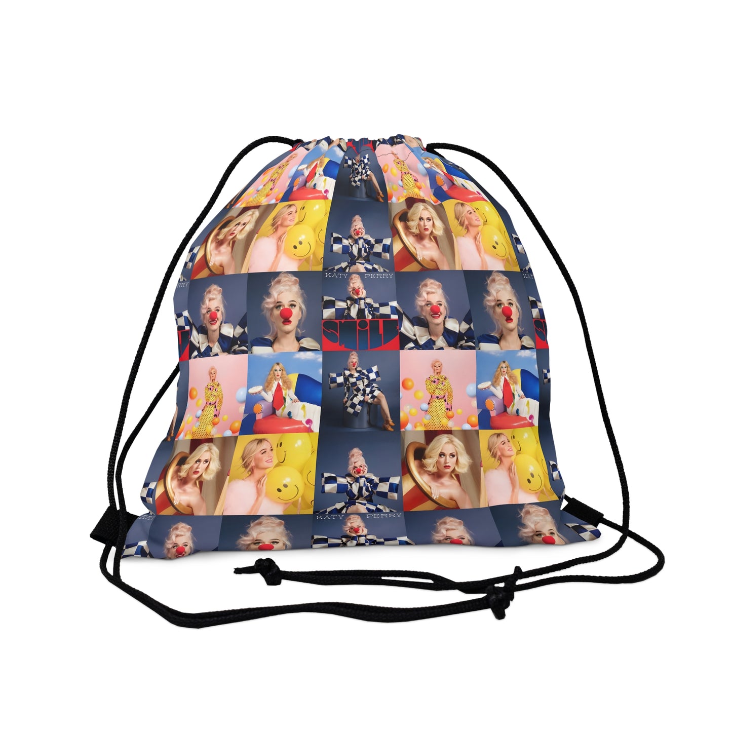Katy Perry Smile Mosaic Outdoor Drawstring Bag
