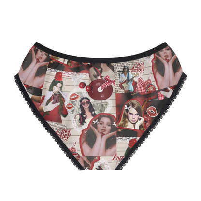 Lana Del Rey Cherry Coke Collage Women's Briefs Panties