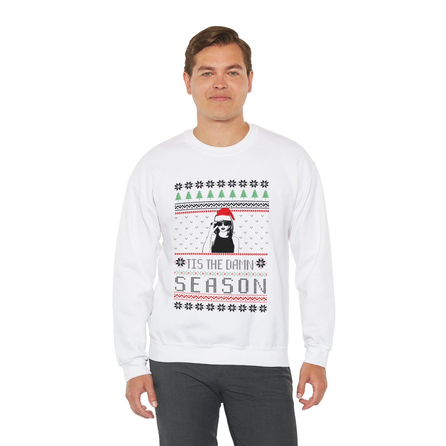 Taylor Swift 'Tis The Damn Season Unisex Heavy Blend Crewneck Sweatshirt