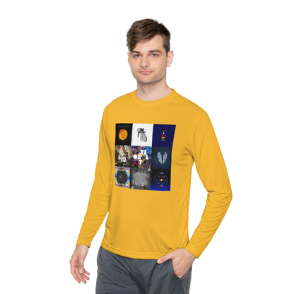 Colplay Album Cover Collage Unisex Lightweight Long Sleeve Tee