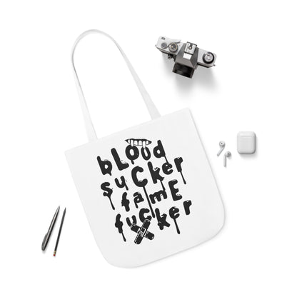 Olivia Rodrigo Blood Sucker Fame Fucker Polyester Canvas Tote Bag